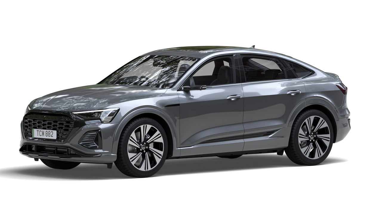 Audi Q8 e-tron 3/4 front view rendering
