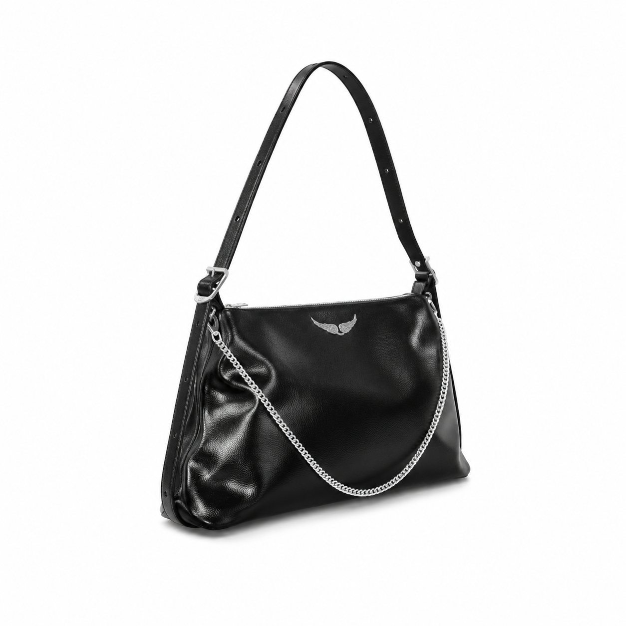 Leather handbag — alternate model render