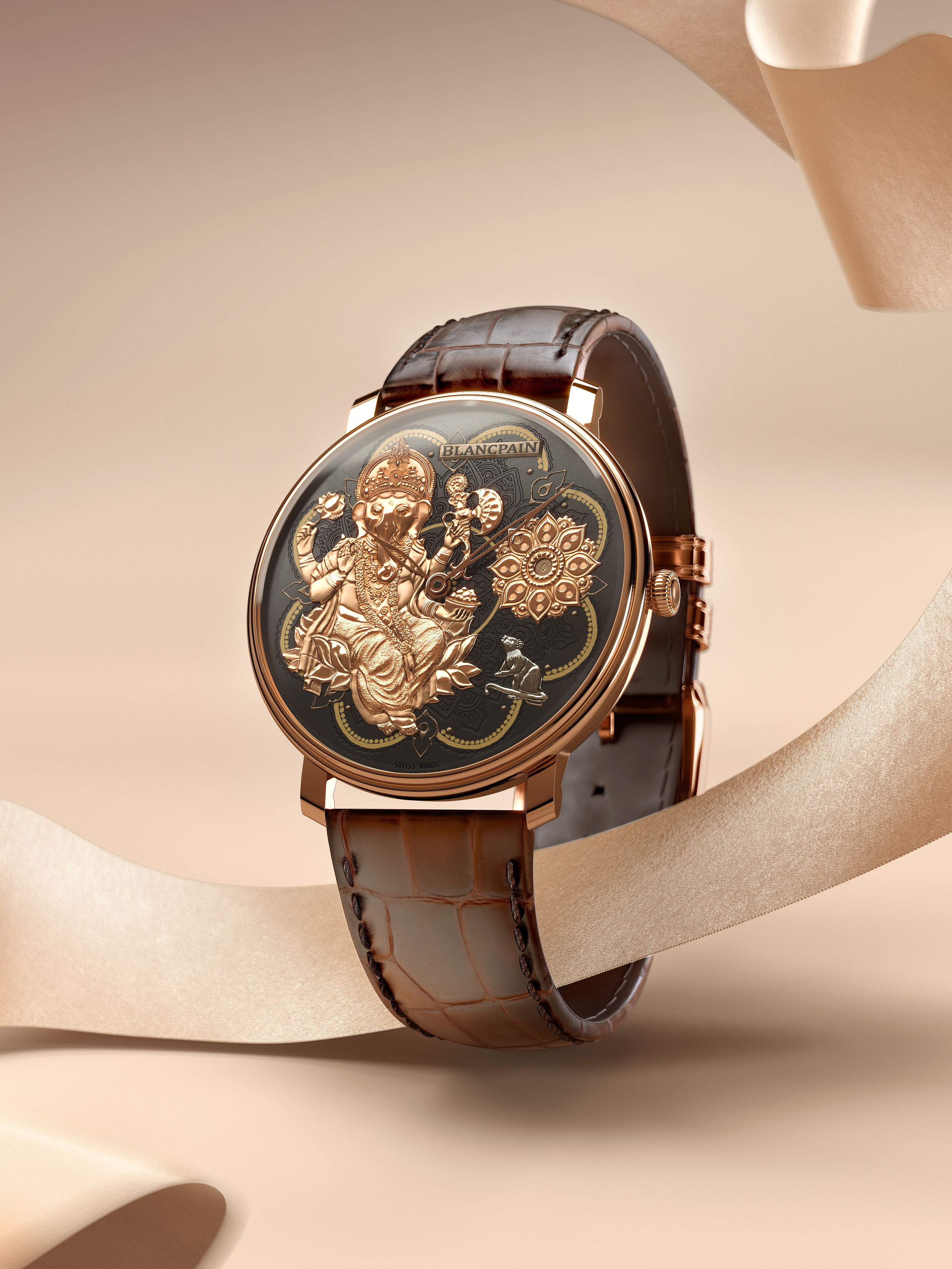 Luxury watch — design angle render