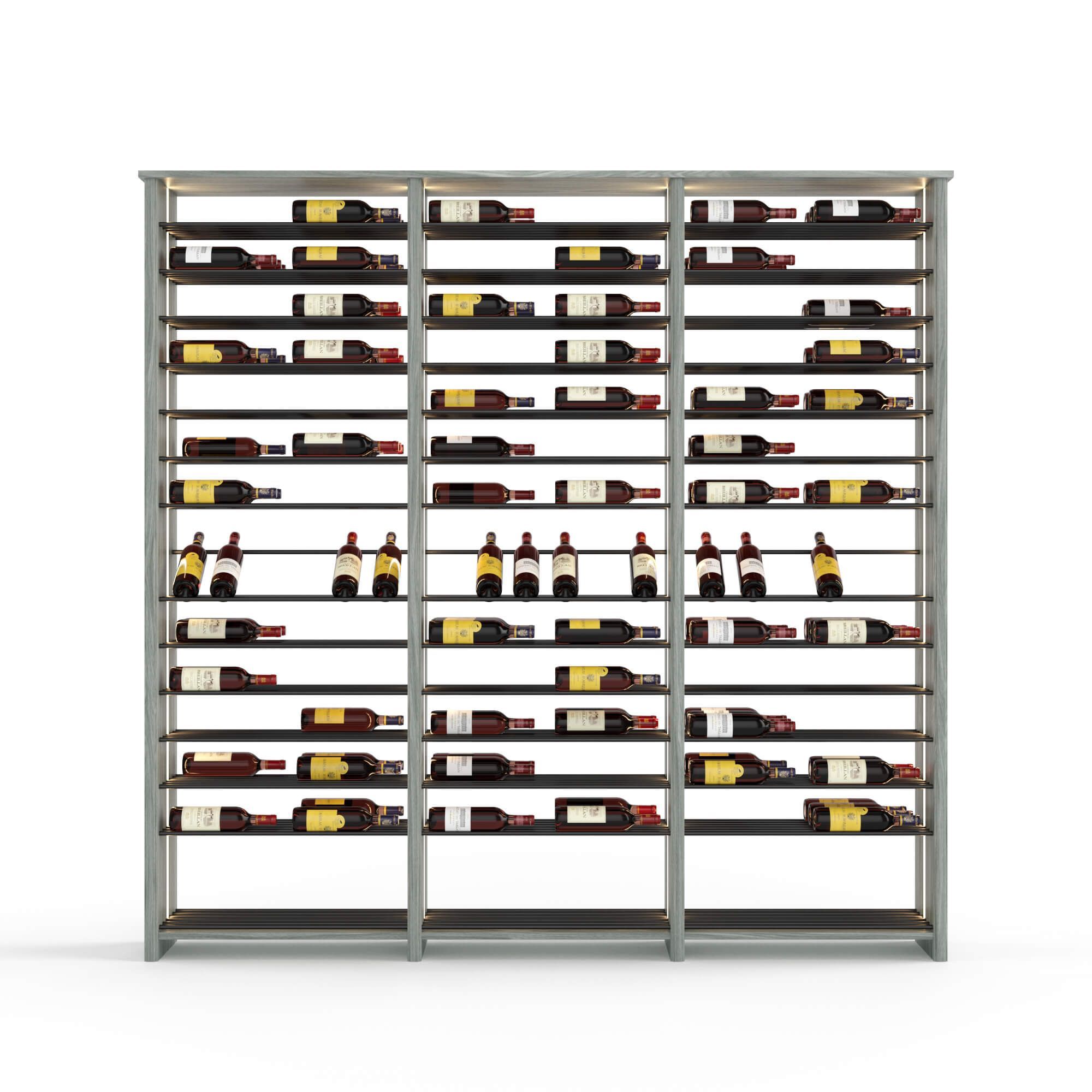 Wine Rack 3D Rendering