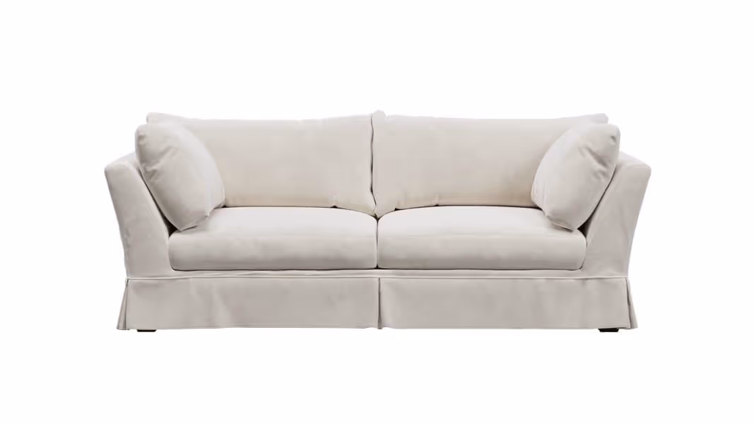 3D Model of a White Sofa