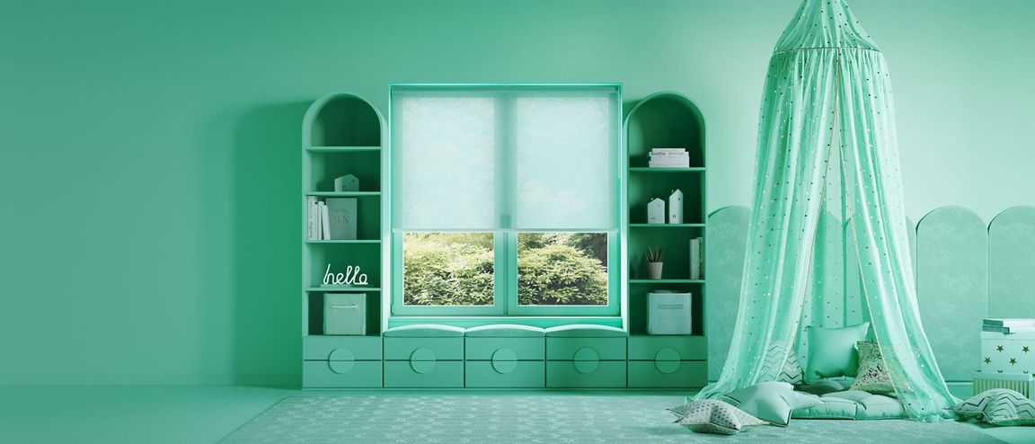 Mint Lifestyle 3D Rendering for Blinds