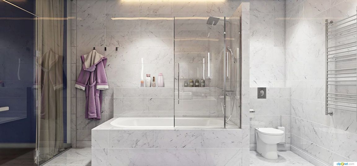 3d rendering lifestyle of bathroom tile