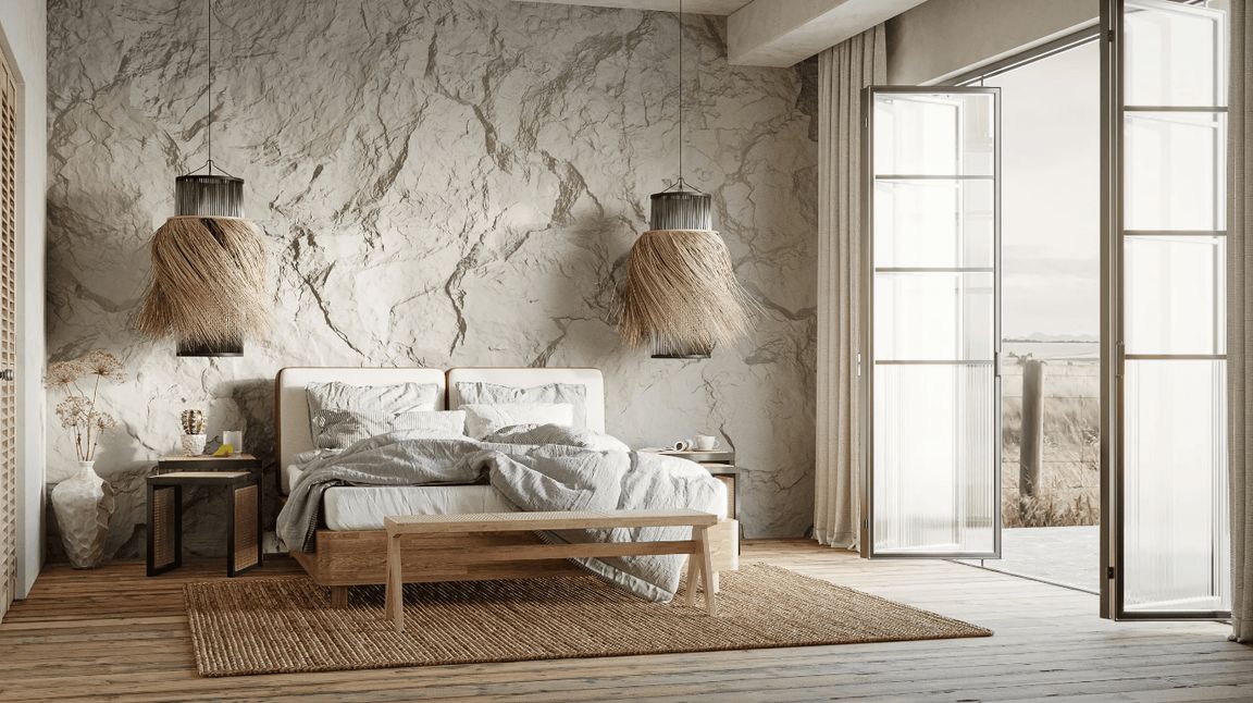 Product CG image of bedroom furniture