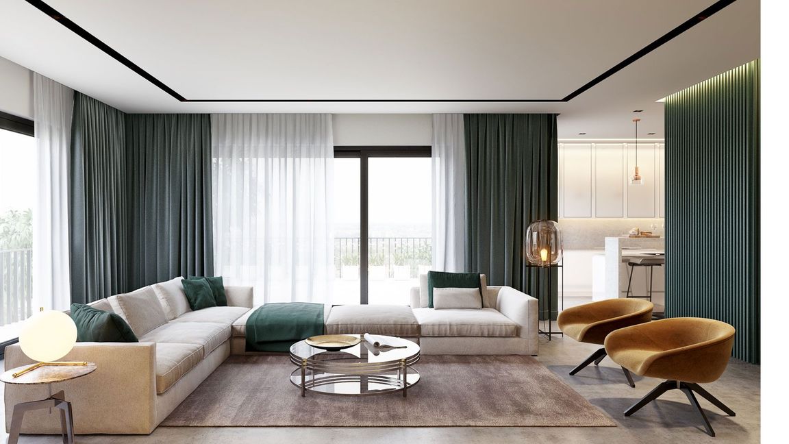 3D Lifestyle Rendering for a Sofa Design