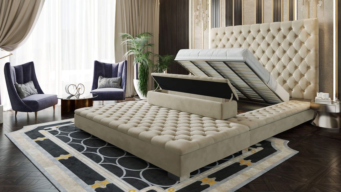 3d rendering of bed furniture
