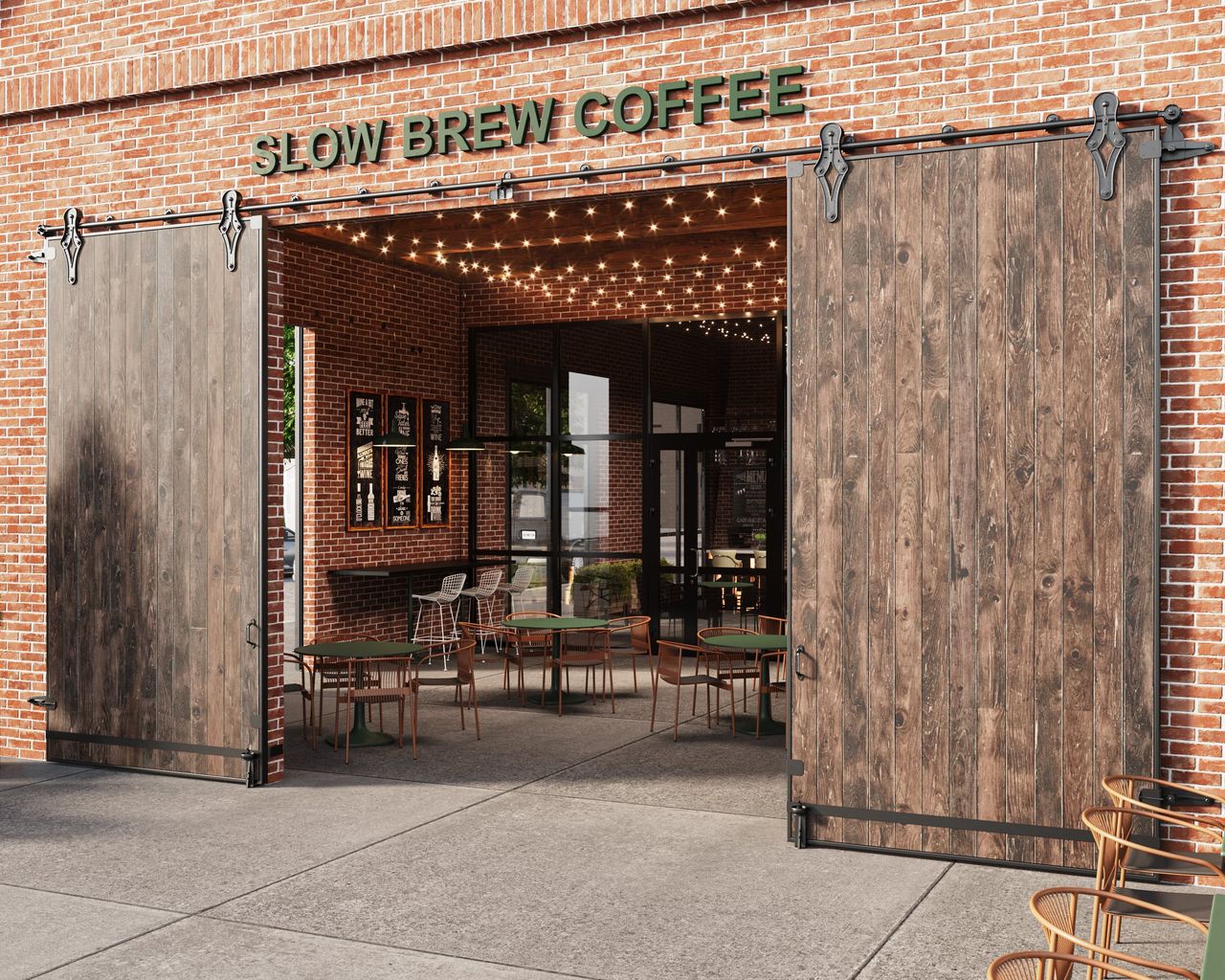 Sliding Door Exterior CGI