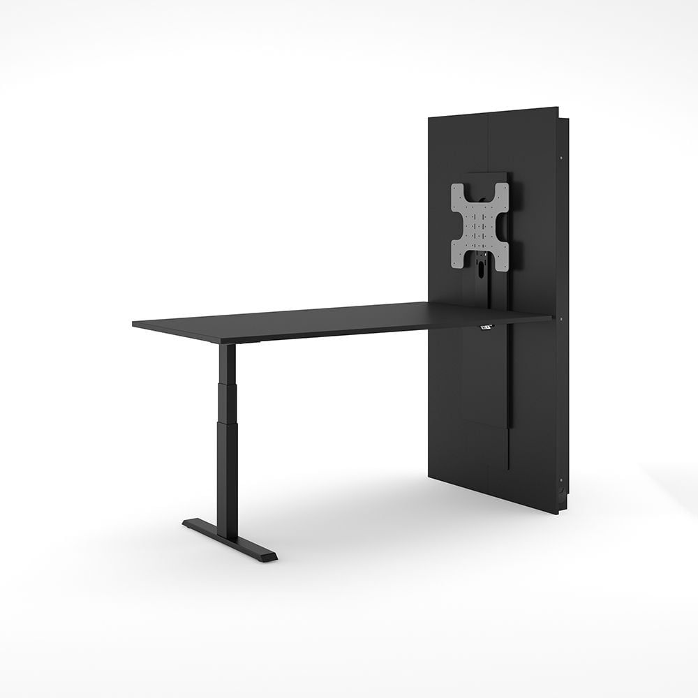 Photoreal 3D rendered image of a modern desk showcasing 3D product modeling and visualization