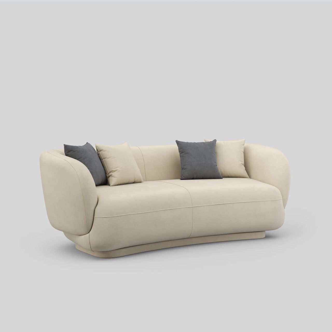 3D rendered image of a modern sofa showcasing first-class product visualization and photorealistic rendering
