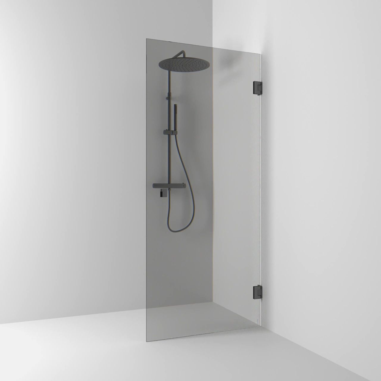 3D Rendering for a Shower with Smoked Glass
