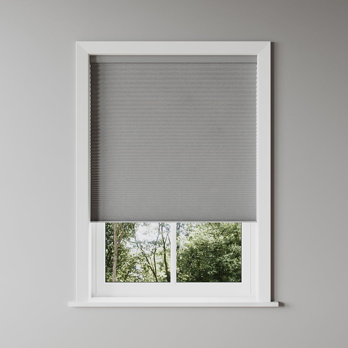 3D rendered image showcasing a window with blinds, highlighting 3D interior visualization and realistic rendering techniques.