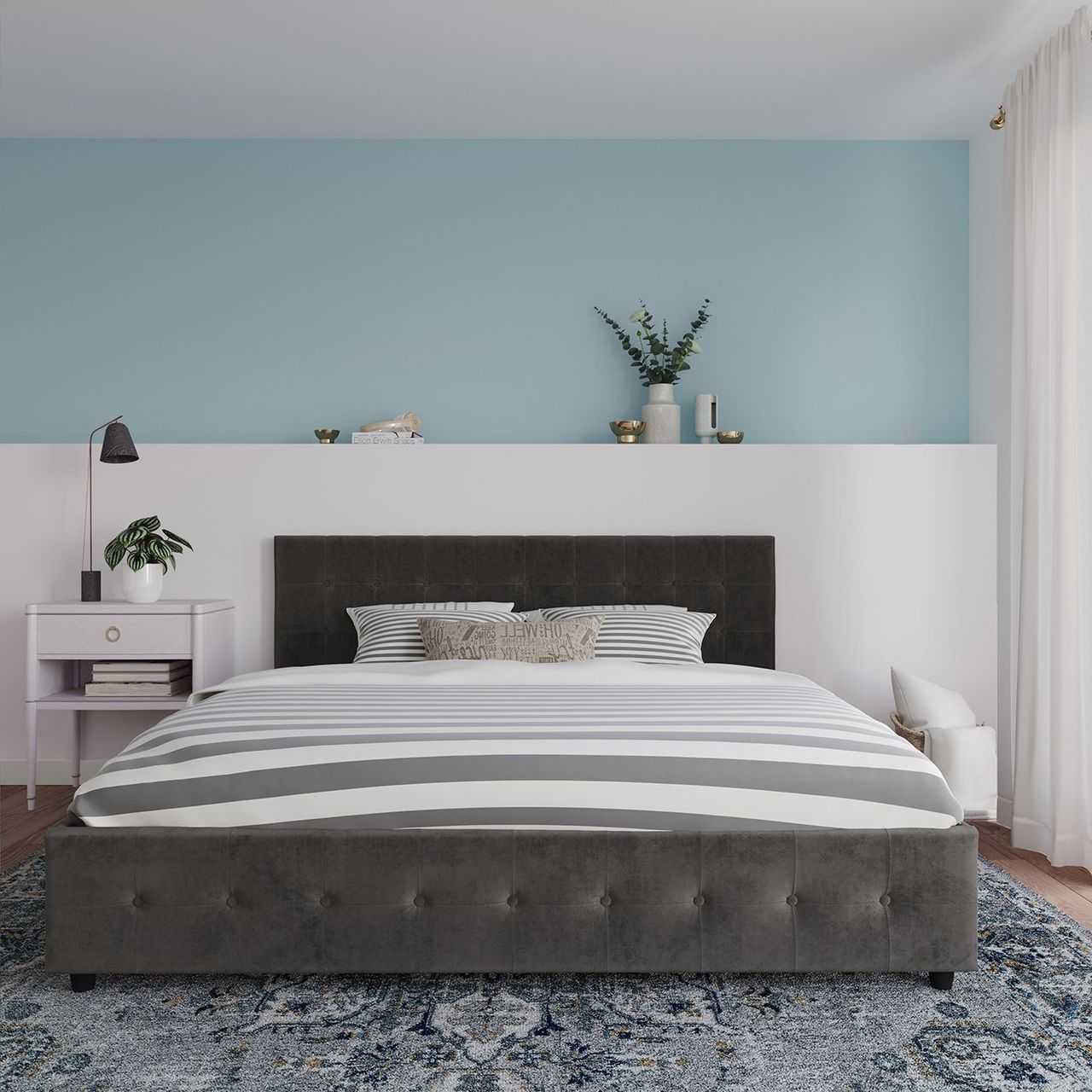 Grey Bed Lifestyle CGI