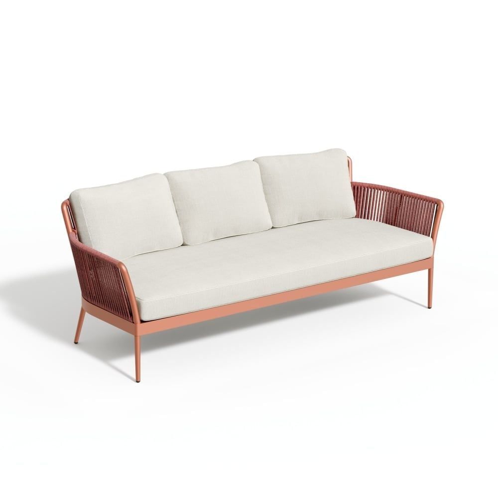 Photorealistic 3D rendering of a modern sofa, showcasing first-class product visualization and 3D modeling.