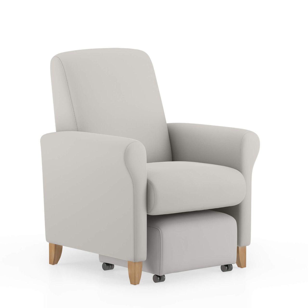 Grey Armchair Silo 3D Rendering