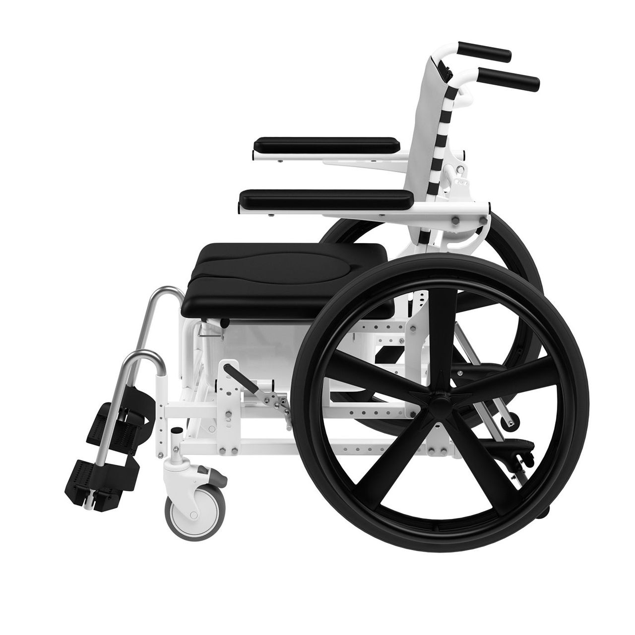 White Background 3D Render: Side View