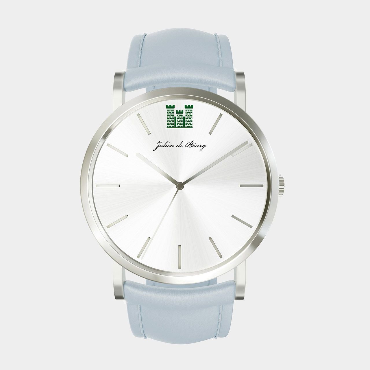 3D Visualization for a Blue Watch Design