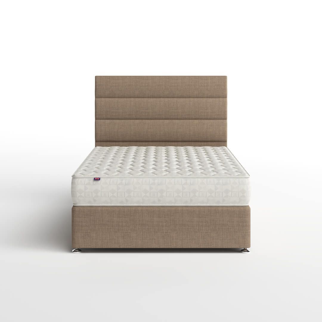 3D rendered image of a modern bed showcasing realistic product rendering and 3D product visualization