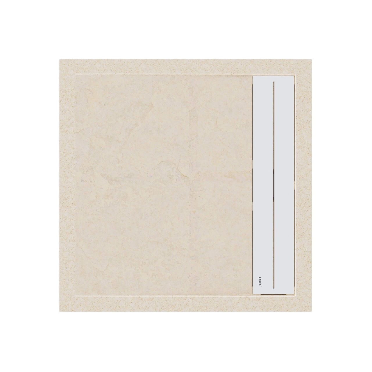 Off-White Shower Tray Silo CGI