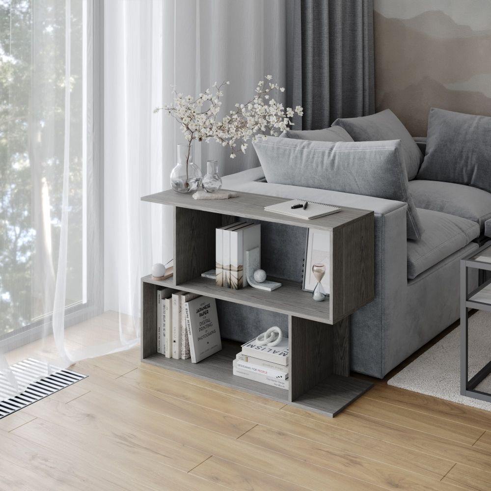 Sofa Side Bookshelf 3D Rendering