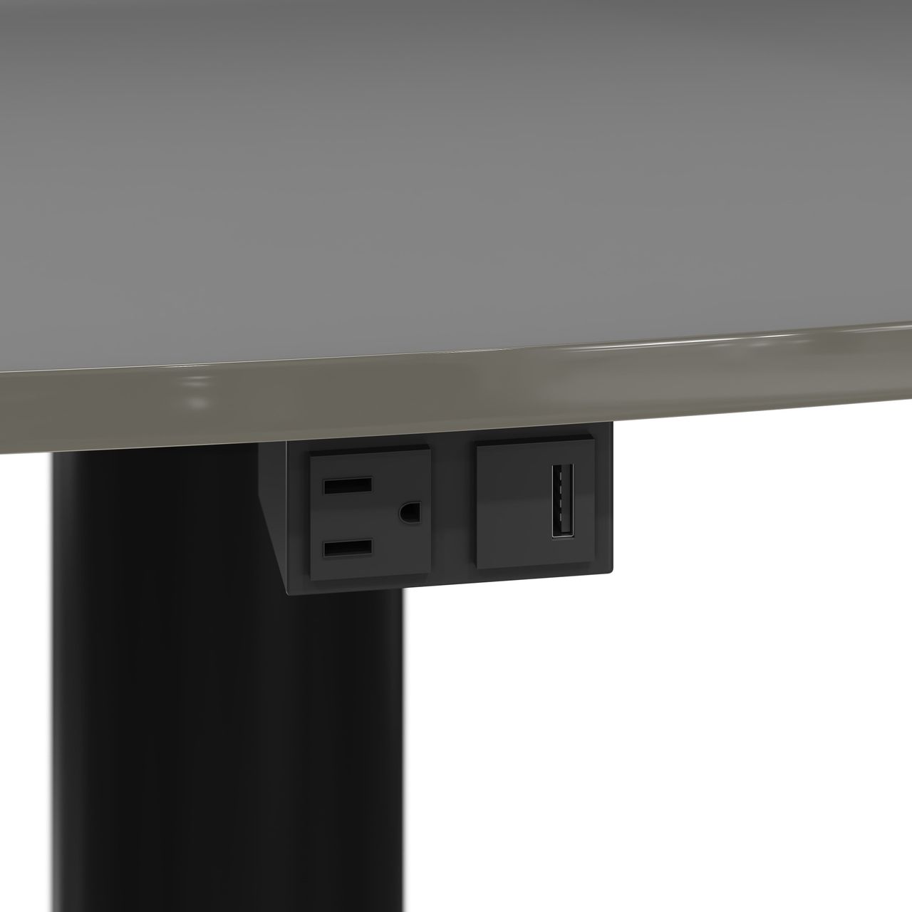 Black Socket 3D Rendering