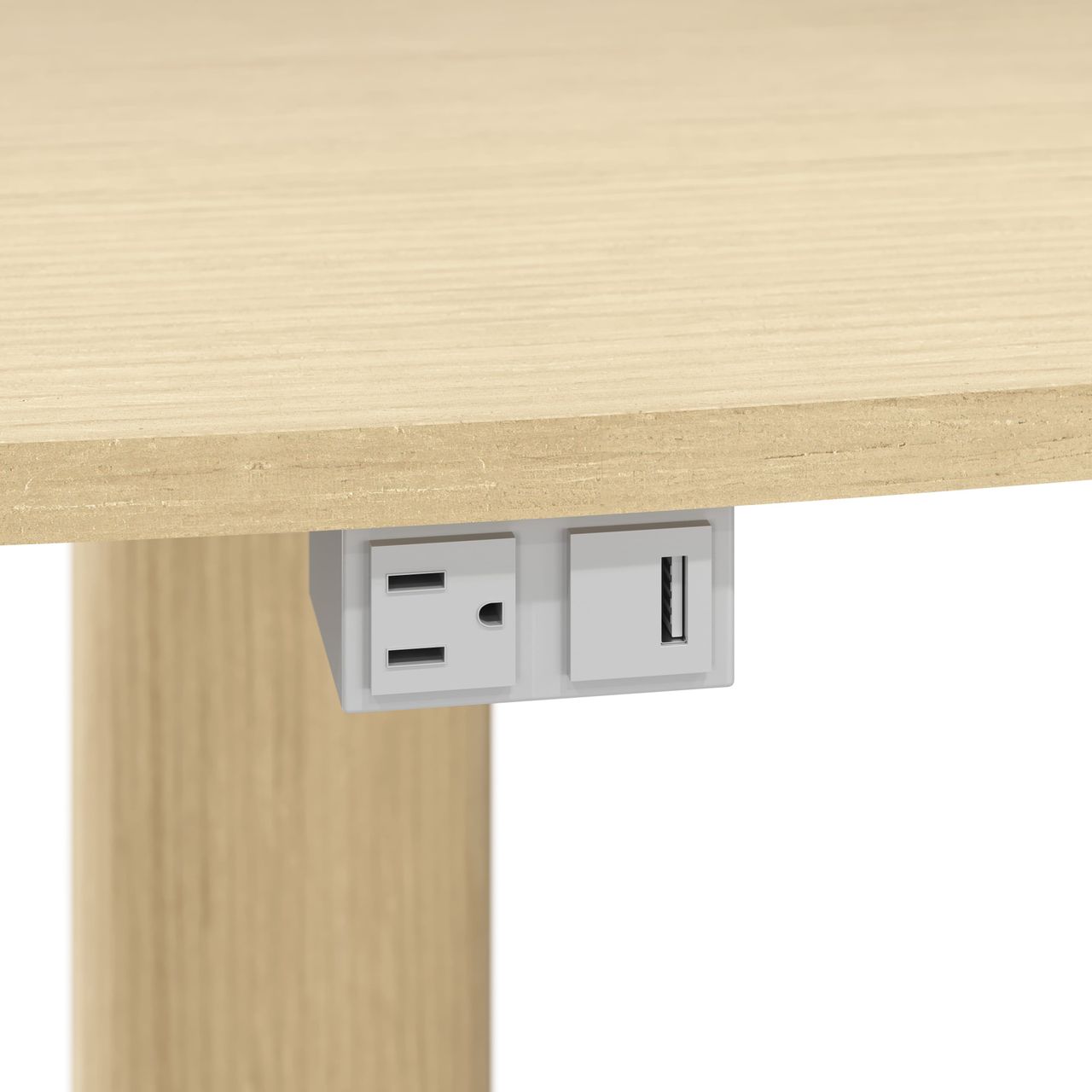White Socket 3D Rendering