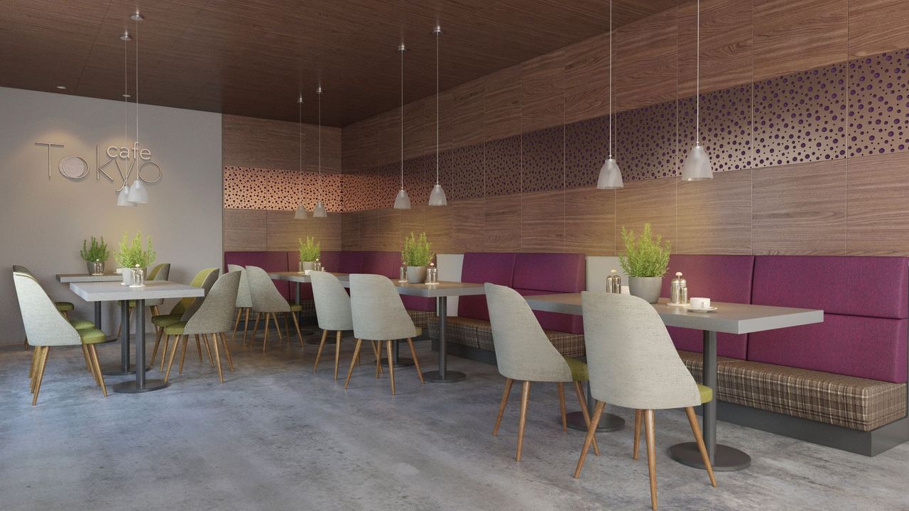 Café 3D Rendering