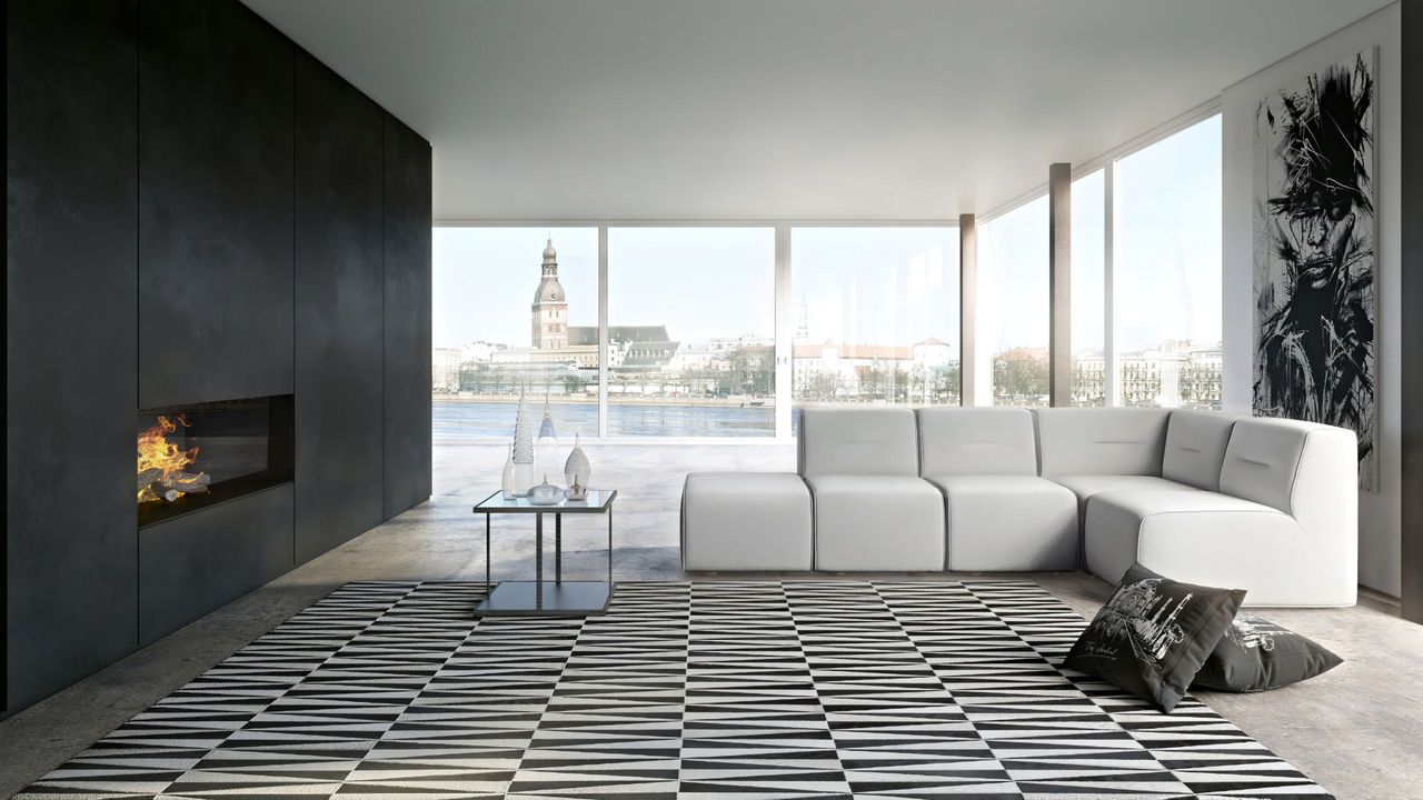 Stylish Room 3D Rendering