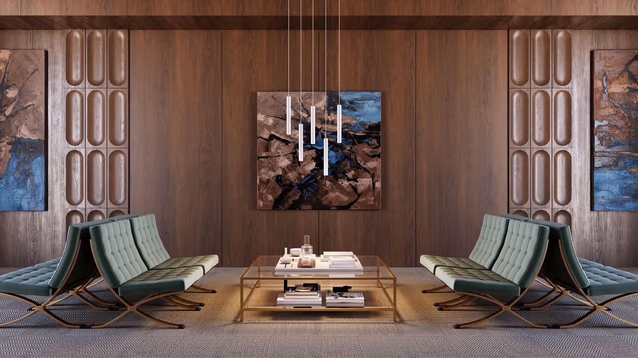 3D Rendering for Lighting Products in a Lobby Scene