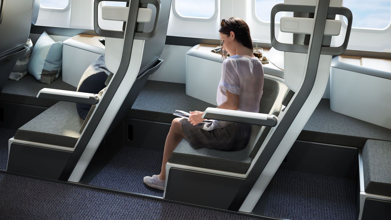 Lifelike Rendering for Lie-Flat Airplane Zephyr Seats