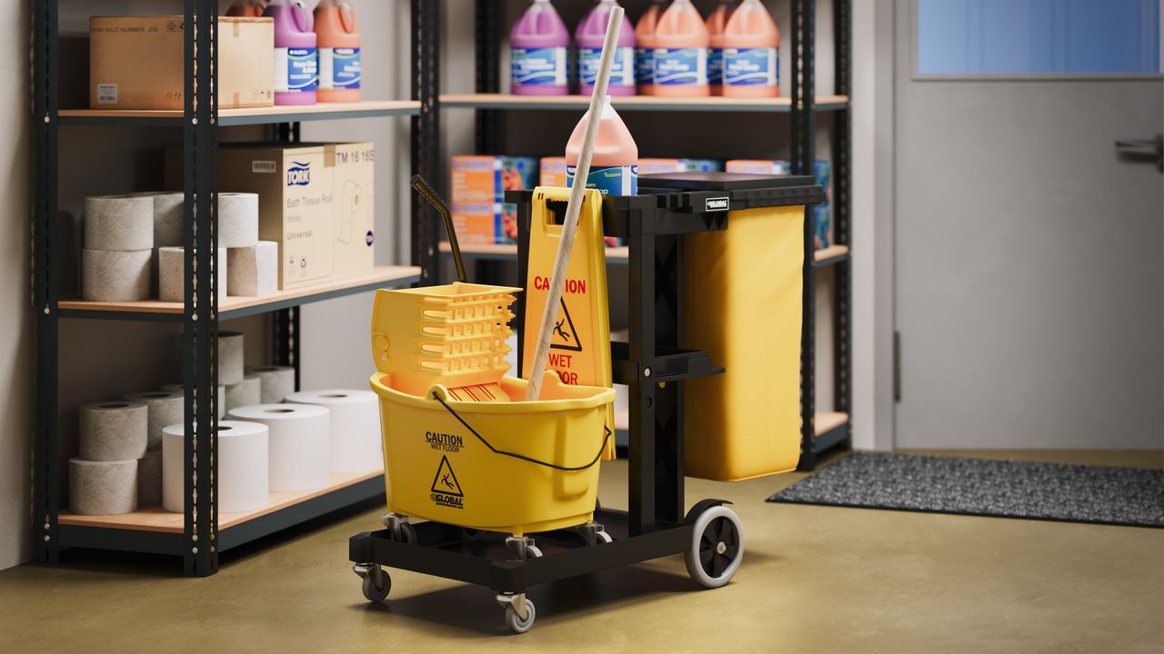 Junitorial Cart Lifestyle Render