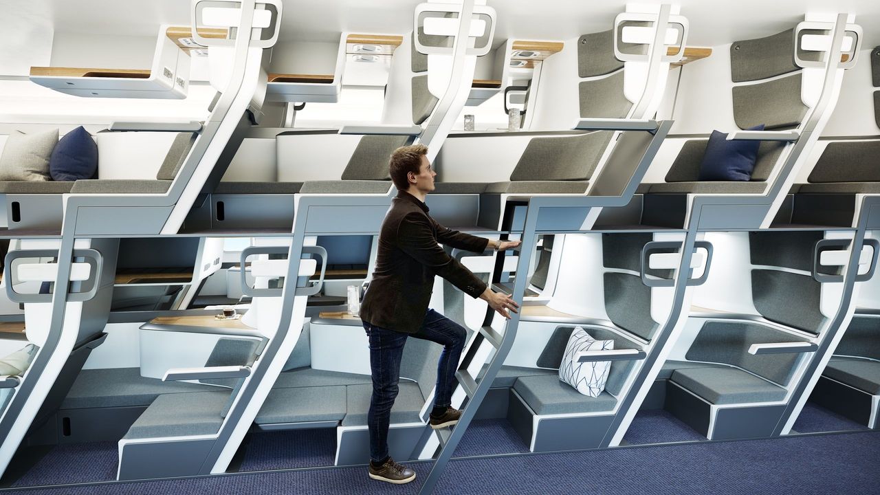 3D Rendering for Innovative Airplane Seats