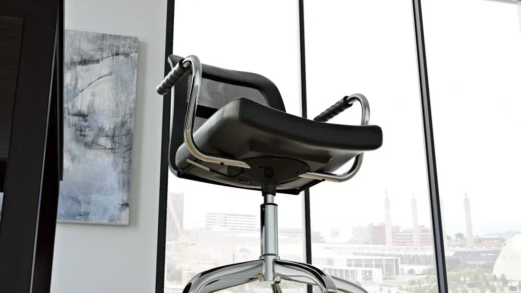 Photorealstic Context Image for a Chair from a Low Angle