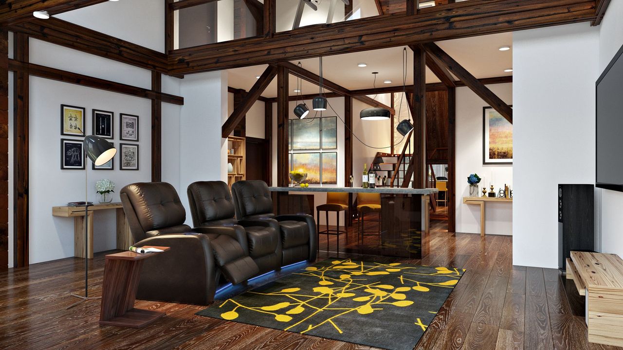 Sofa 3D Product Image with a Living Room Interior