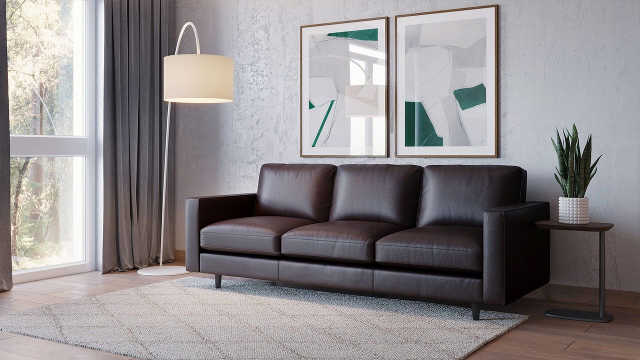 Leather Sofa CGI