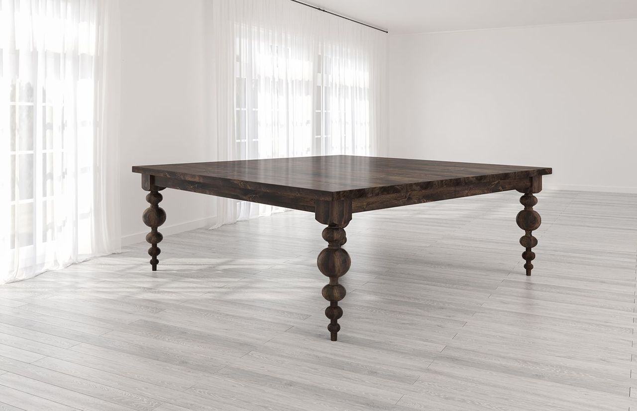 Square Table Hero 3D Render