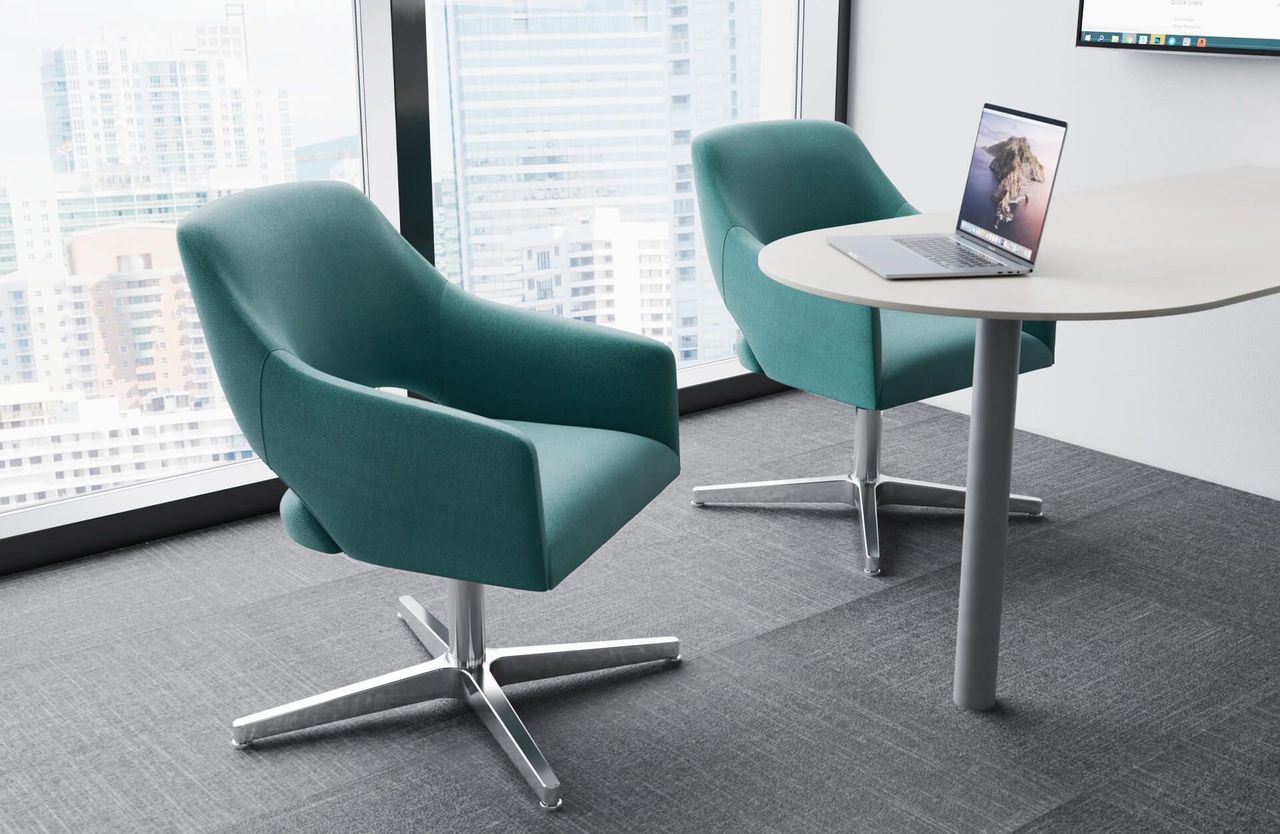 Hospital Office Chairs Lifestyle 3D Rendering