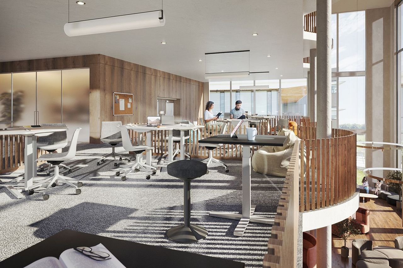 Lunch Tables Lifestyle CGI