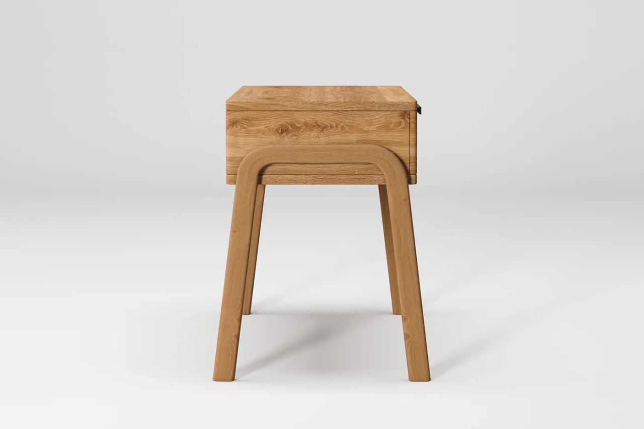 Silo Rendering of a Wood Nightstand