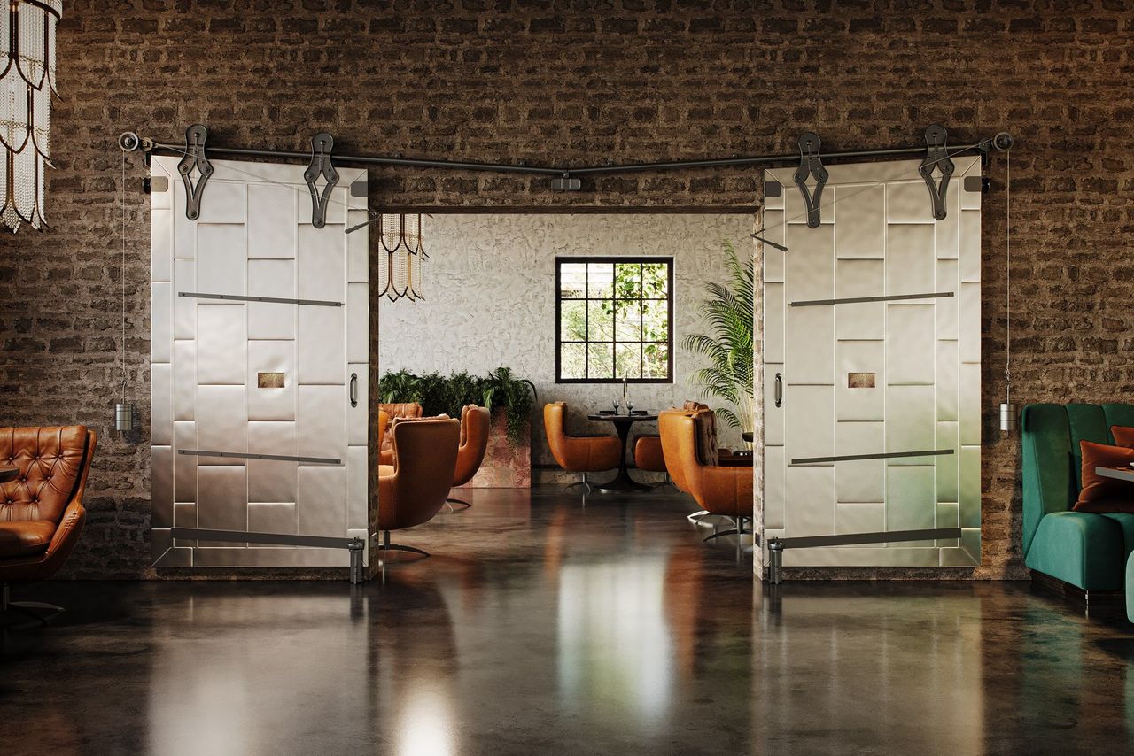 Bar Door Hardware CGI