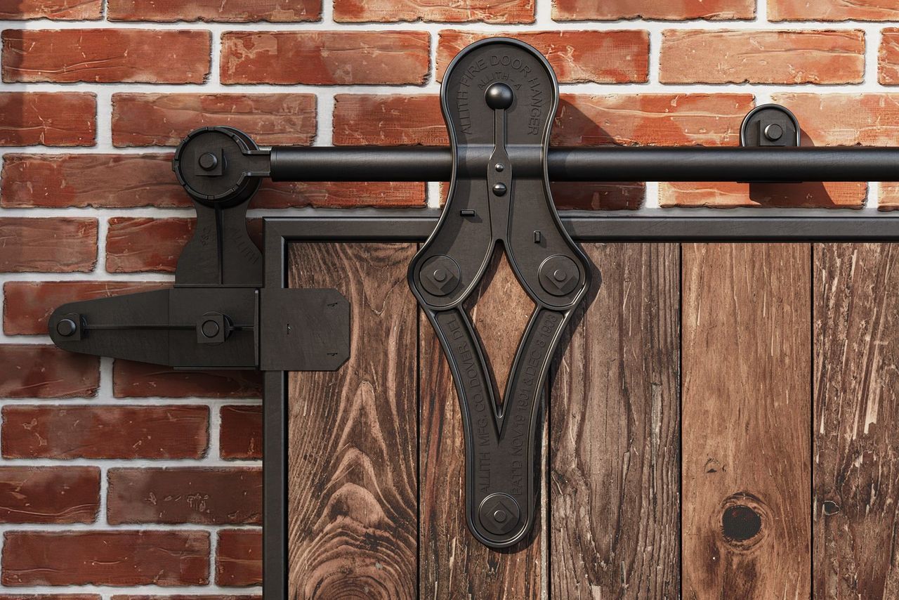 Wooden Door Close-Up Rendering