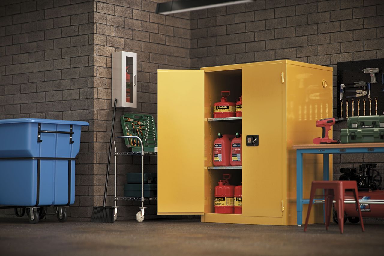 Storage Cabinet Lifestyle Render