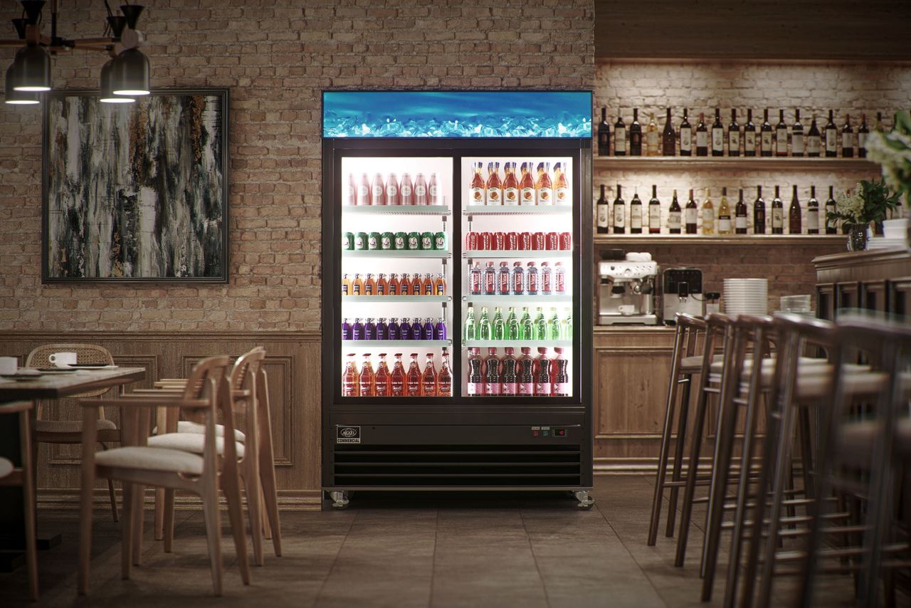Store Fridge Lifestyle Rendering