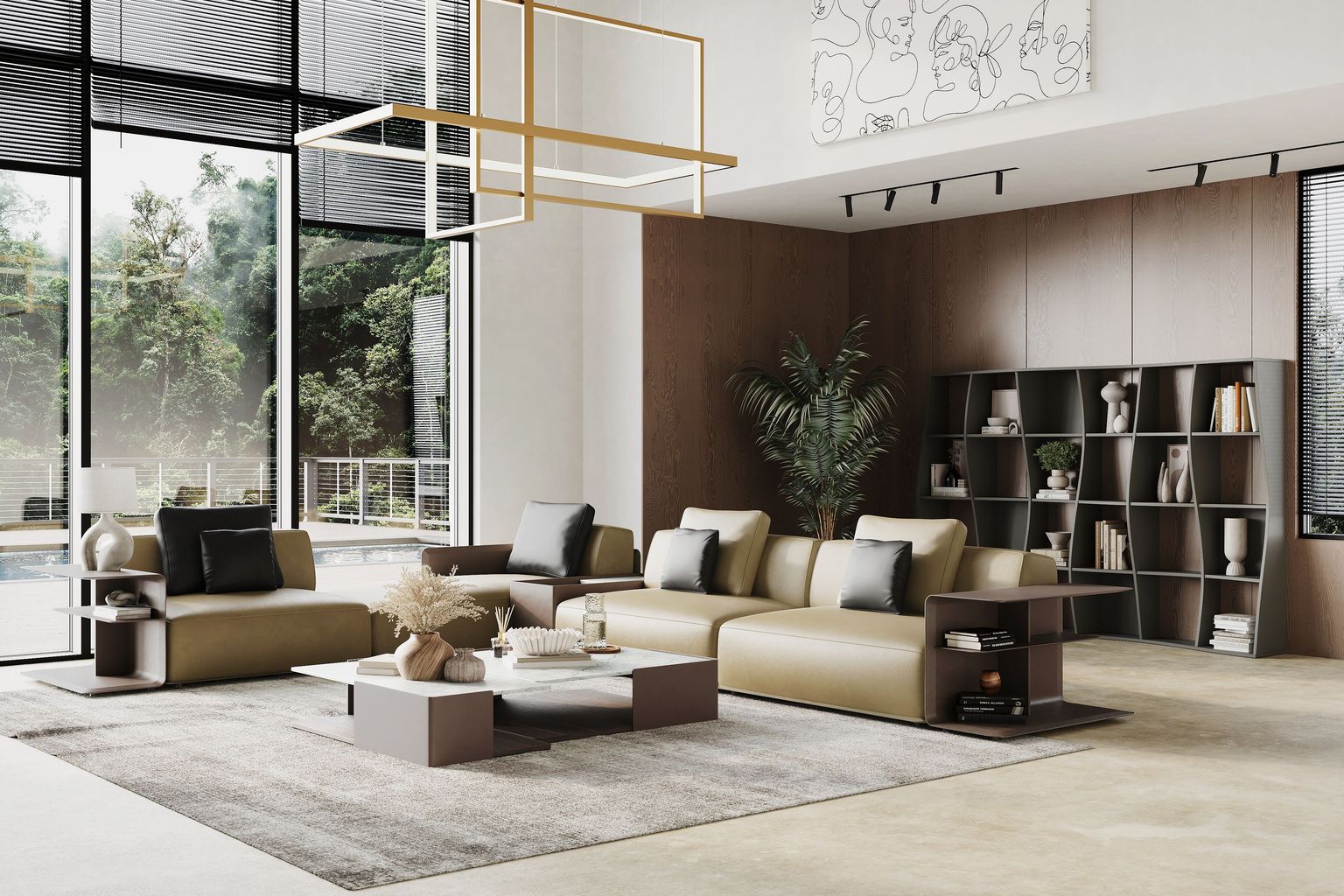 Living Room Furniture Lifestyle Render