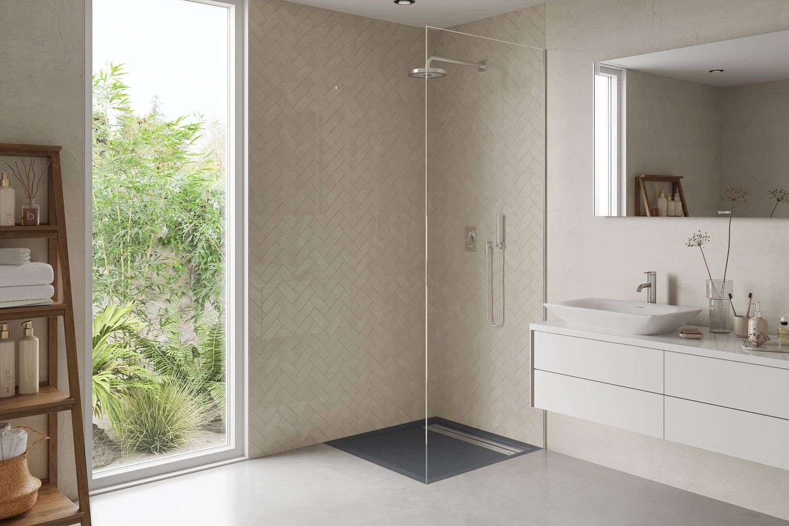 Shower Tray Lifestyle CG Shot