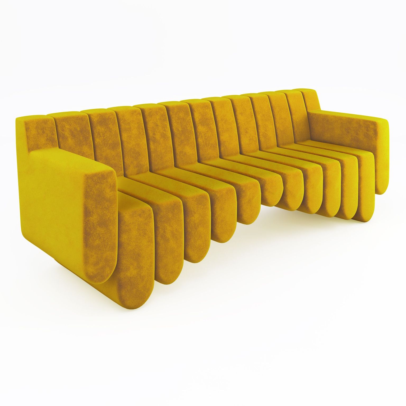 Product Visualisation for a Gorgeous Yellow Sofa