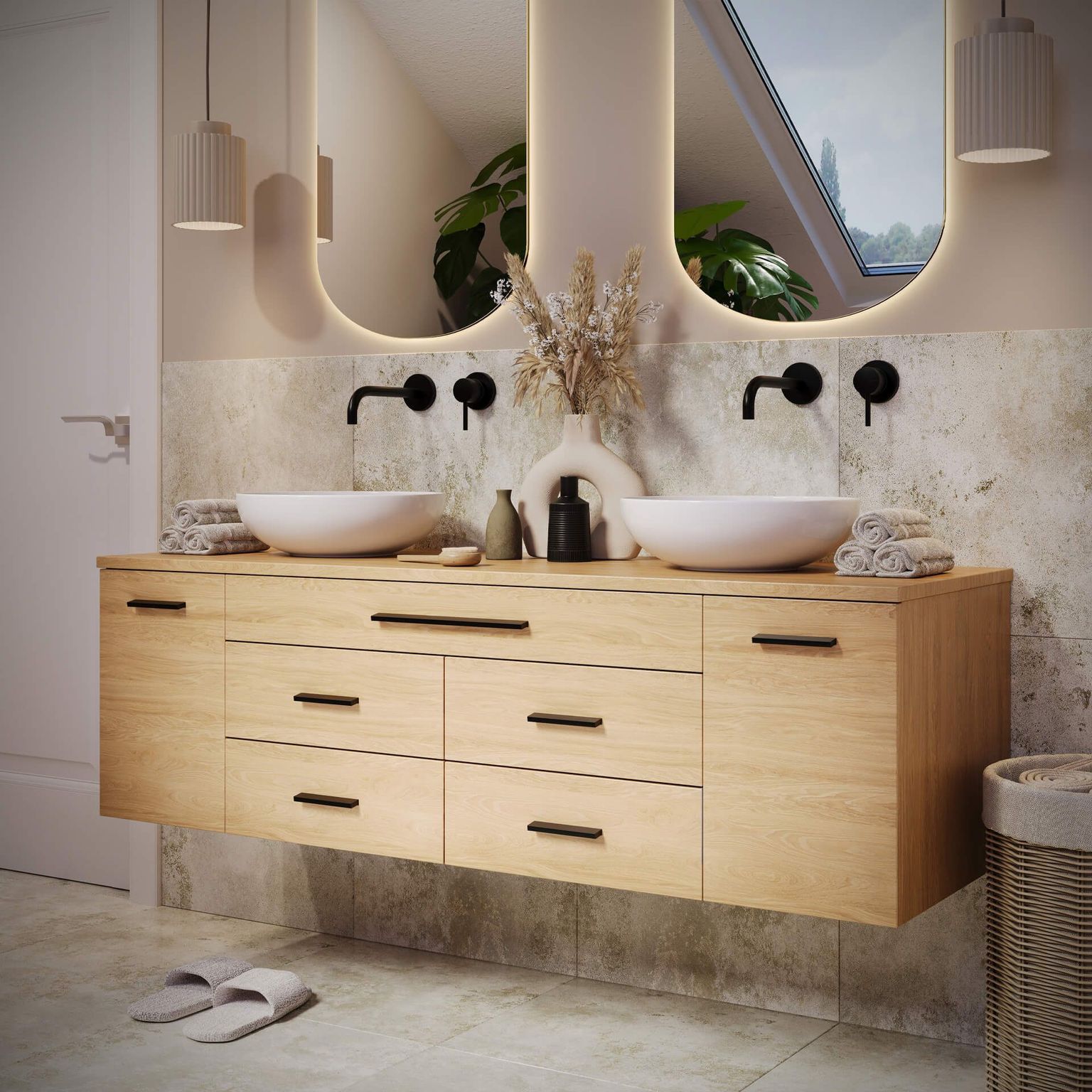 Bathroom Cabinet Lifestyle Rendering
