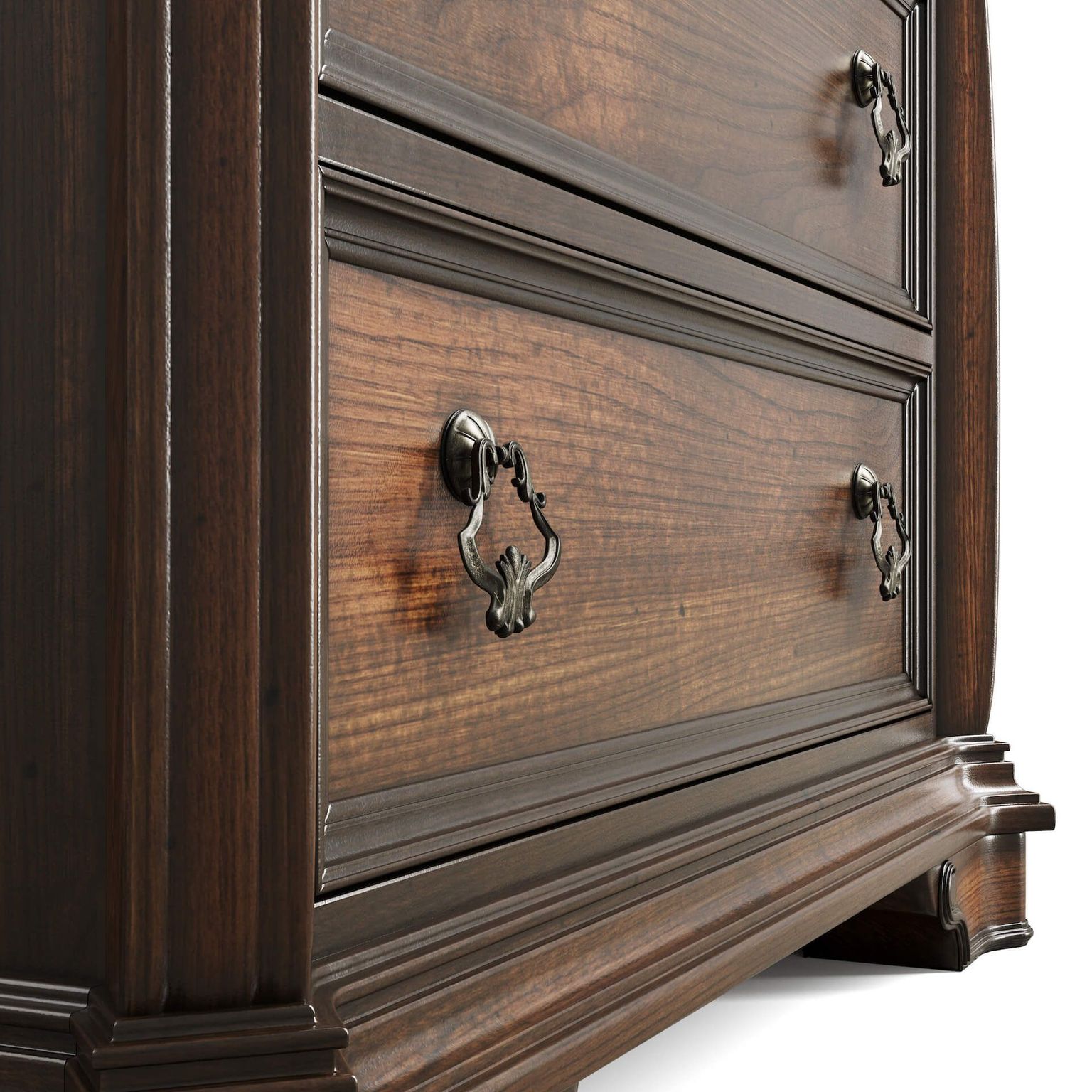 3D Rendering of Metal Furniture Hardware