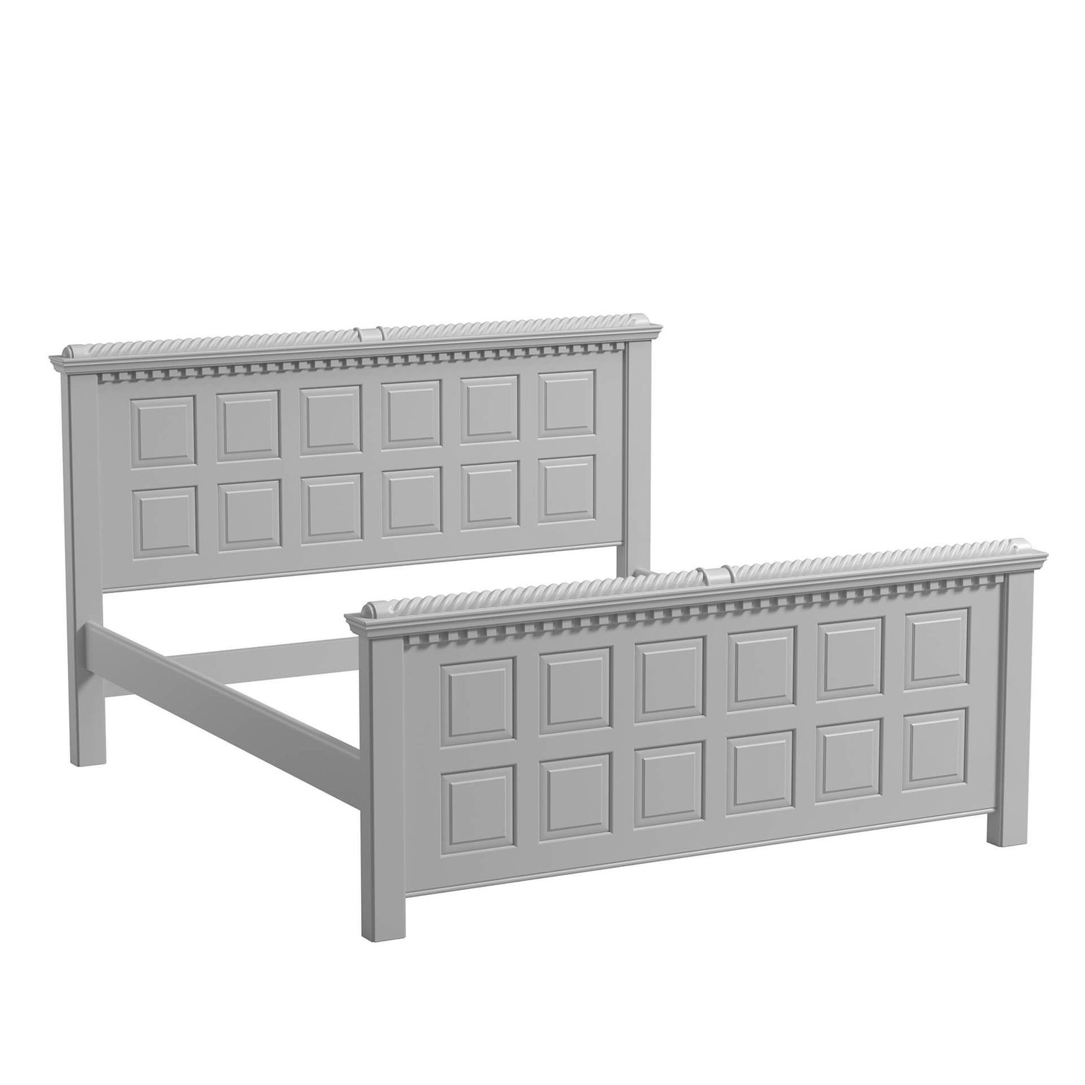 Bed Frame Greyscale Model