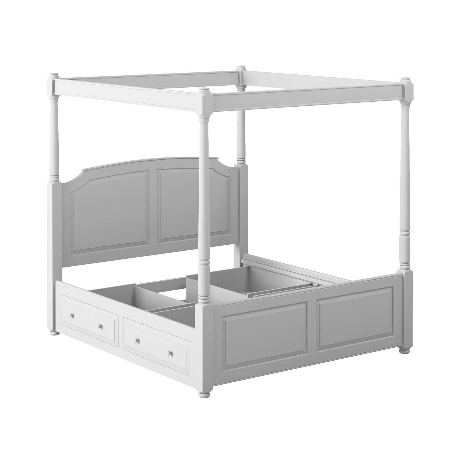 Bed Frame Greyscale Modeling