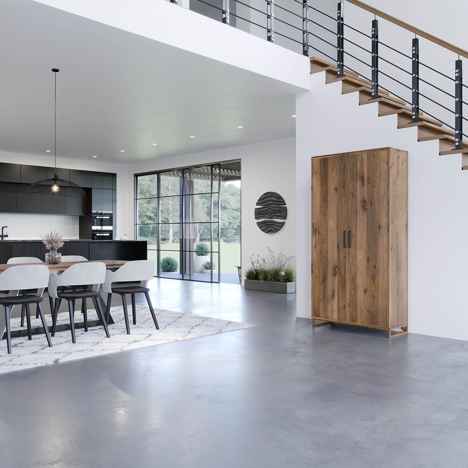 Dining Table Lifestyle 3D Rendering